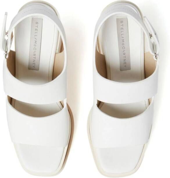 Stella McCartney Sneak-Elyse sandalen met plateauzool Wit
