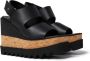 Stella McCartney Sneak-Elyse sandalen met plateauzool Zwart - Thumbnail 2