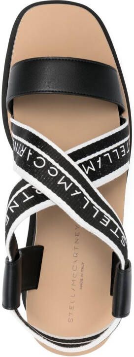 Stella McCartney Sneakelyse sandalen met plateauzool Zwart
