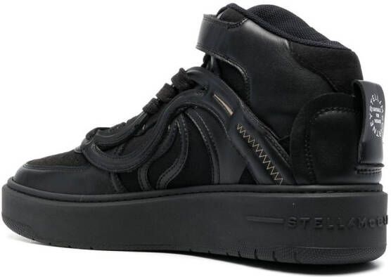 Stella McCartney Sneakers met logopatch Zwart