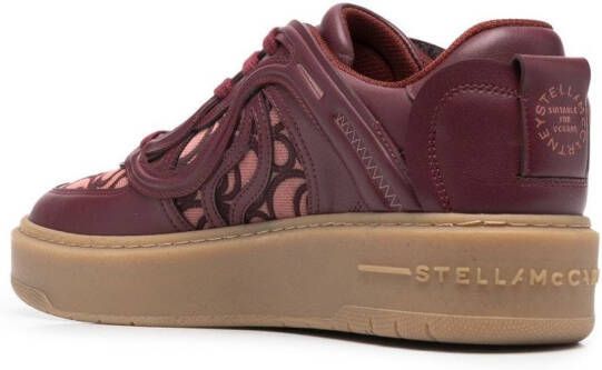 Stella McCartney Sneakers met vlakken Rood