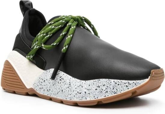 Stella McCartney Sneakers van imitatieleer met vlakken Zwart