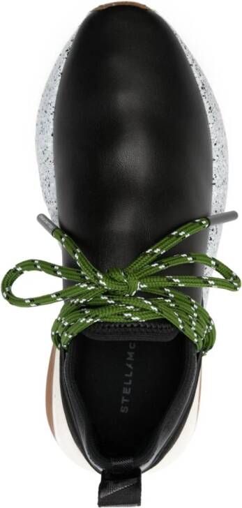 Stella McCartney Sneakers van imitatieleer met vlakken Zwart