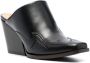 Stella McCartney 97 mm Cowboy Cloudy muiltjes Zwart - Thumbnail 2