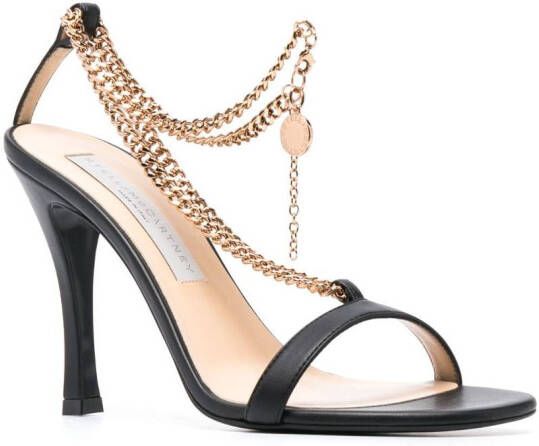 Stella McCartney Stella metallic sandalen Zwart