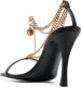 Stella McCartney Stella metallic sandalen Zwart - Thumbnail 3