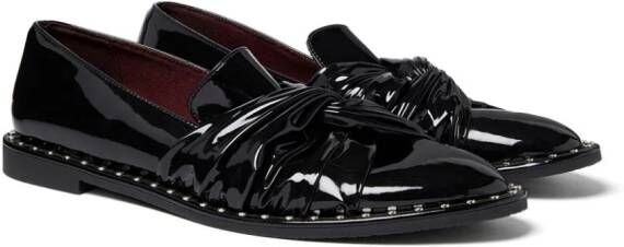 Stella McCartney Loafers van imitatieleer met studs Zwart