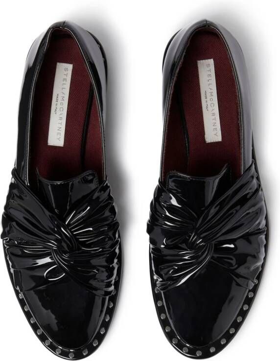 Stella McCartney Loafers van imitatieleer met studs Zwart