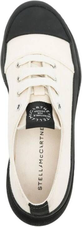 Stella McCartney Sneakers met plateauzool Beige