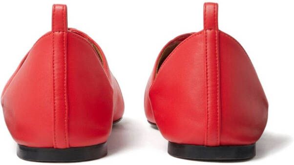 Stella McCartney Veterschoenen van imitatieleer Rood