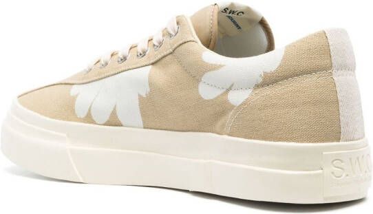 Stepney Workers Club Dellow Shroom Hands canvas sneakers Beige
