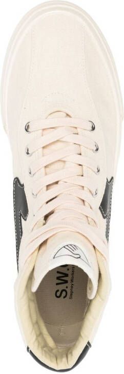 Stepney Workers Club Varden S-Strike high-top sneakers Beige