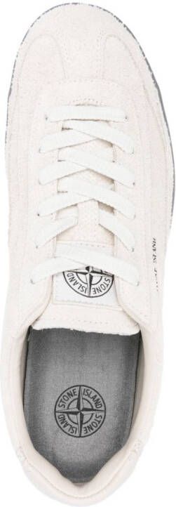 Stone Island Rock sneakers met colourblocking Beige