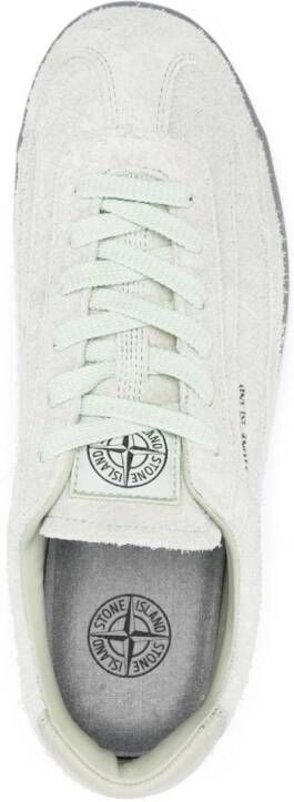 Stone Island Rock sneakers met colourblocking Groen