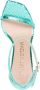 Stuart Weitzman Stiletto sandalen met slangenleer-effect Blauw - Thumbnail 4