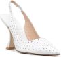 Stuart Weitzman Leren pumps Wit - Thumbnail 2