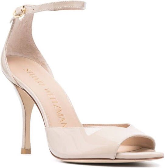 Stuart Weitzman Sandalen met bandjes Beige