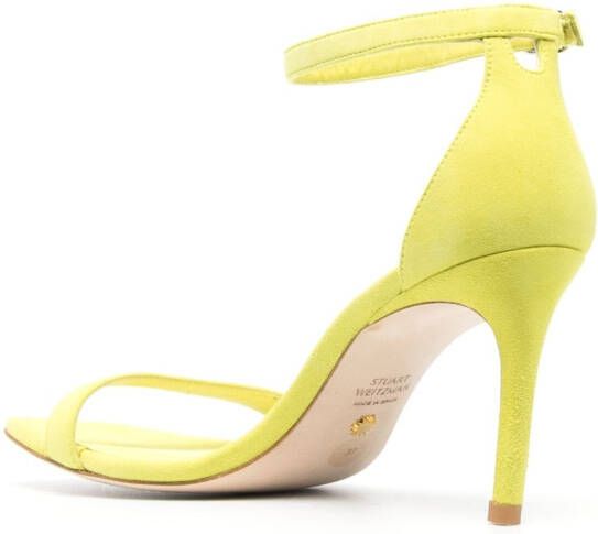 Stuart Weitzman Sandalen met open neus Groen