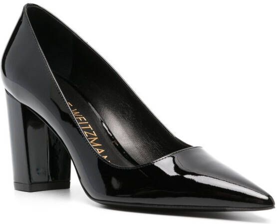 Stuart Weitzman Pumps met puntige neus Zwart