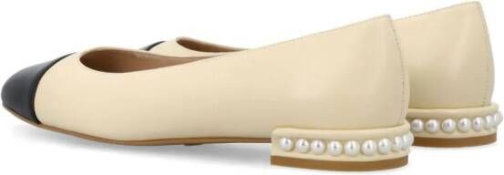 Stuart Weitzman Ballerina's met leren zool Beige