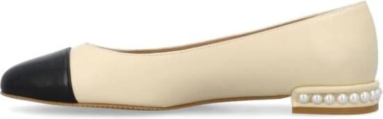 Stuart Weitzman Ballerina's met leren zool Beige