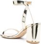 Stuart Weitzman Barelynude wikkel sandalen Goud - Thumbnail 3