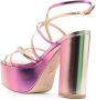 Stuart Weitzman Barelythere sandalen met plateauzool Roze - Thumbnail 3