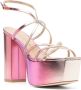 Stuart Weitzman Barelythere sandalen met plateauzool Roze - Thumbnail 2