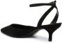 Stuart Weitzman Barelythere suède pumps Zwart - Thumbnail 3