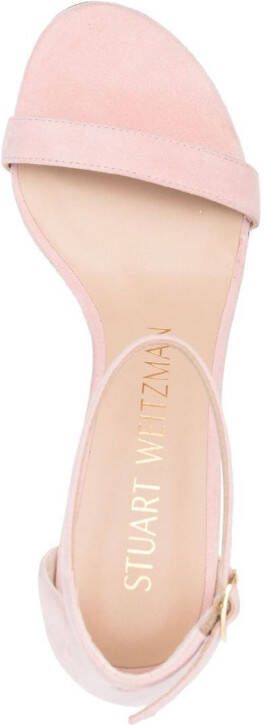 Stuart Weitzman Sandalen met blokhak Roze