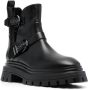 Stuart Weitzman Leren laarzen Zwart - Thumbnail 2