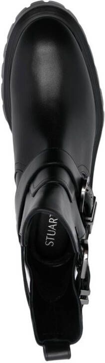 Stuart Weitzman Leren laarzen Zwart