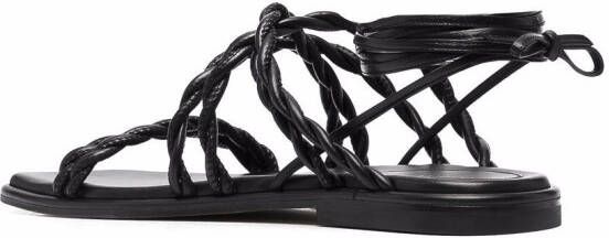 Stuart Weitzman Calypso sandalen Zwart