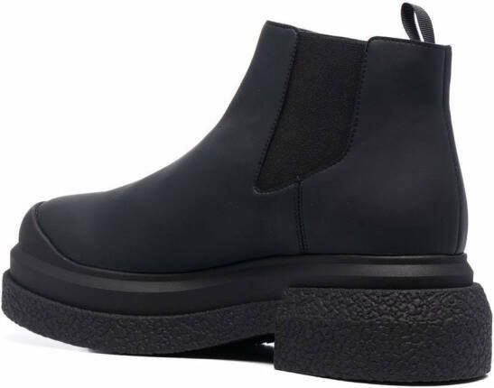 Stuart Weitzman Charli enkellaarzen met plateauzool Zwart
