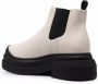 Stuart Weitzman Chunky enkellaarzen Beige - Thumbnail 3