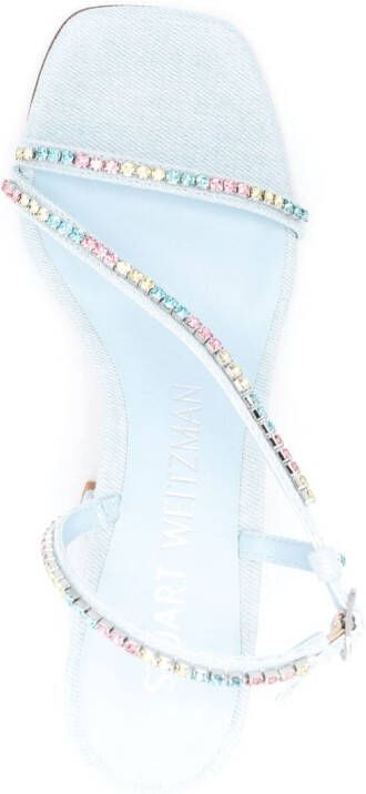 Stuart Weitzman Sandalen met open neus Blauw