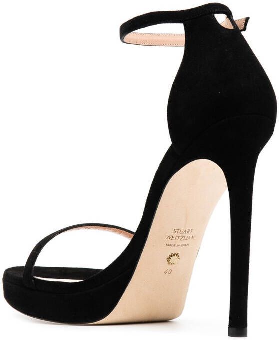 Stuart Weitzman Disco stiletto sandalen Zwart