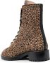 Stuart Weitzman Enkellaarzen met jaguarprint Bruin - Thumbnail 3