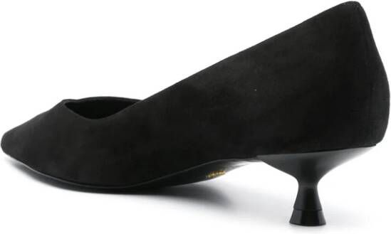 Stuart Weitzman Eva 35 mm pumps Zwart