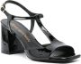 Stuart Weitzman Flareblock 75 mm sandalen Zwart - Thumbnail 2