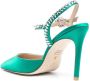 Stuart Weitzman Gemcut pumps met enkelband Groen - Thumbnail 3