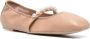 Stuart Weitzman Goldie slippers verfraaid met parels Roze - Thumbnail 2