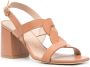 Stuart Weitzman Ibiza leren sandalen Bruin - Thumbnail 2