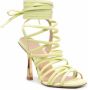 Stuart Weitzman Jaxie sandalen met open neus Geel - Thumbnail 2