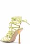 Stuart Weitzman Jaxie sandalen met open neus Geel - Thumbnail 3