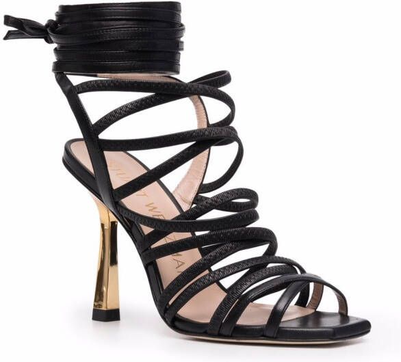 Stuart Weitzman Jaxie sandalen Zwart