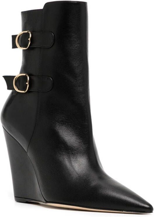 Stuart Weitzman Laarzen met sleehak Zwart