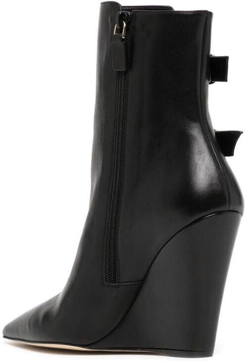 Stuart Weitzman Laarzen met sleehak Zwart