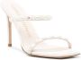 Stuart Weitzman Leren muiltjes Beige - Thumbnail 2