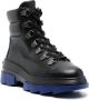 Stuart Weitzman Leren veterlaarzen Blauw - Thumbnail 2